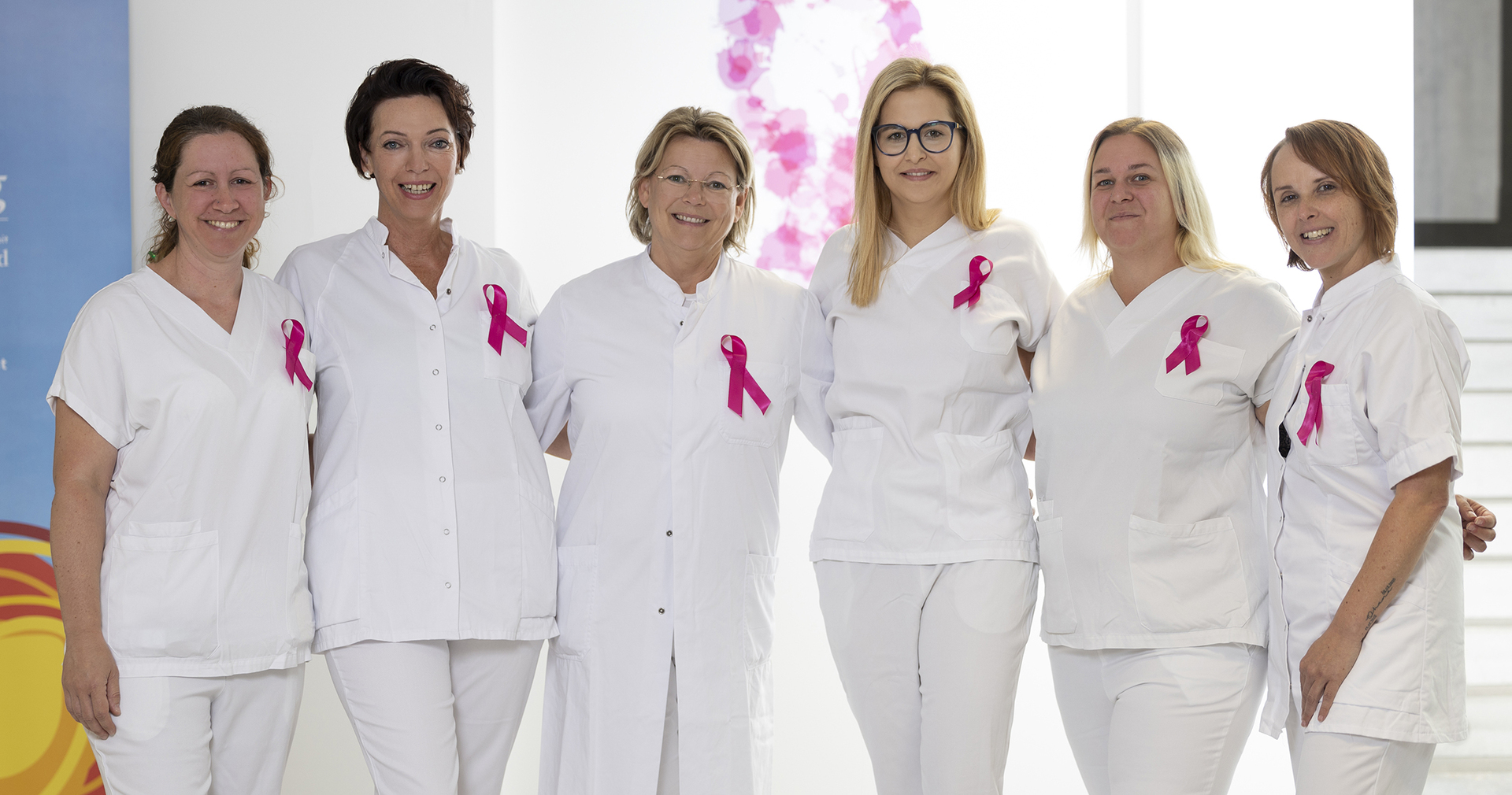 Teil des Teams v.l.n.r.: DGKP Sandra Laky, DGKP Silvia Jaindl, BSc, DGKP Hildegard Wiesler, DGKP Katharina Steif, DGKP Sarah Resner-Radakovits, DGKP Katja Maria Knopf